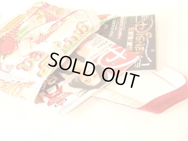 画像5: 全面イラストポップなトートバッグ／アップル (5)