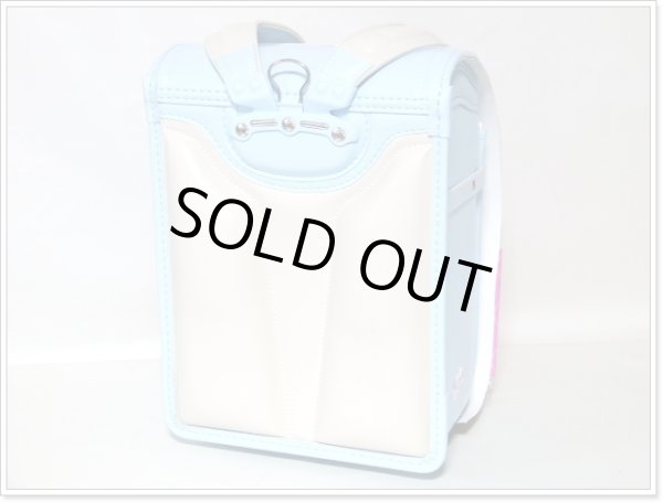 画像2: 在庫特売【送料込】天使のはねランドセルＡ４対応サックス (2)