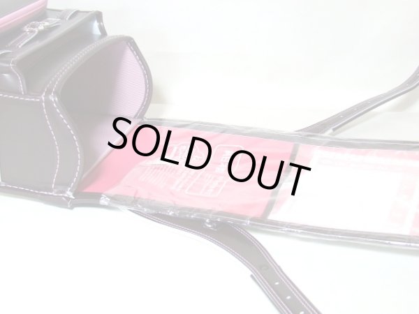 画像4: 在庫特売【送料込】天使のはねピンクステッチランドセル茶A4対応 (4)