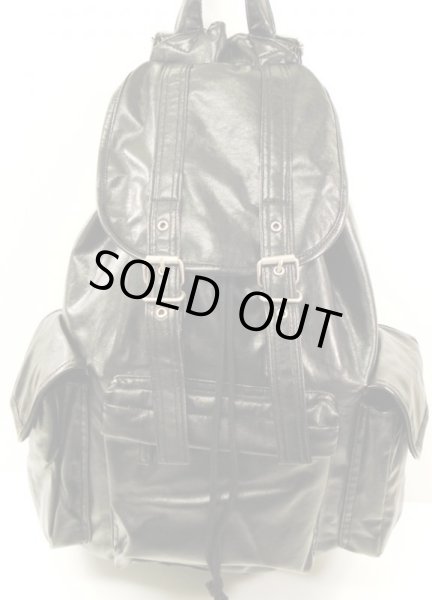 画像2: ソフト合皮ツーストラップリュックサック（２色有） (2)