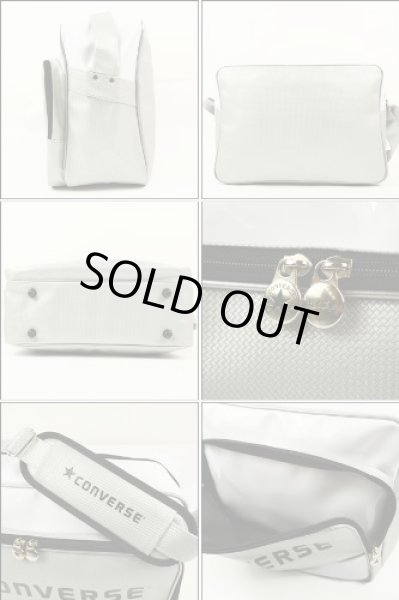 画像2: 【訳あり】CONVERSEコンバースエナメルショルダーバッグ（２色有） (2)