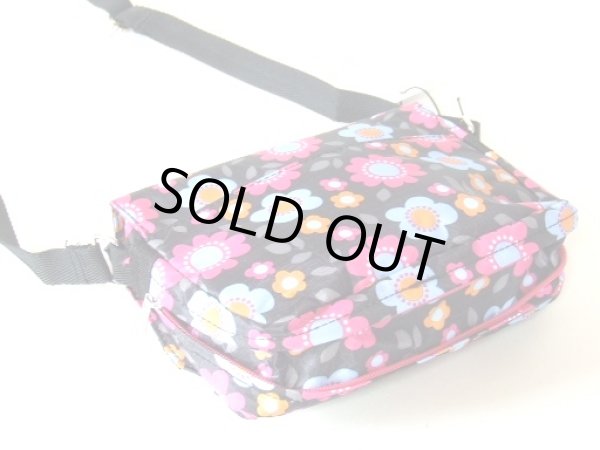 画像2: AMICA MODA拡幅機能フラワー柄ポシェット（３色有）【メール便ok】 (2)