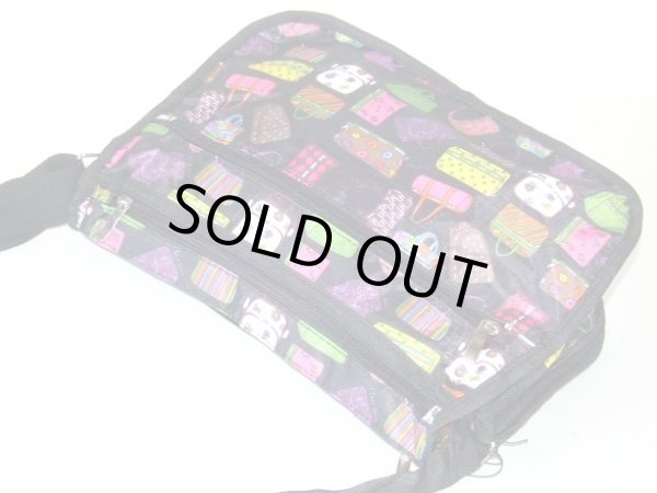 画像3: 拡幅機能バッグプリントショルダーバッグ（３色有）【メール便ok】 (3)