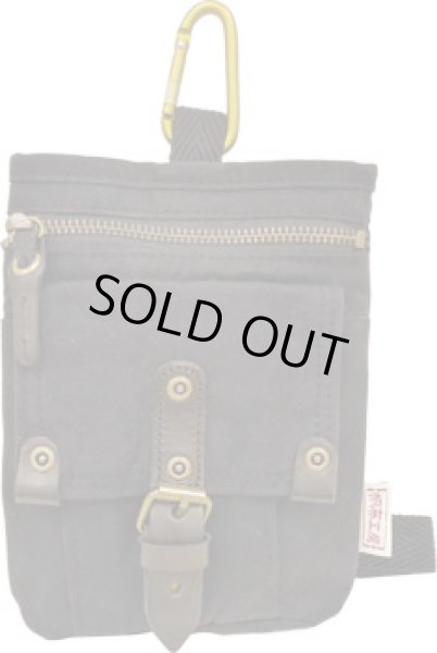 画像2: 【特売】【メール便ok】帆布工房MILITARYLINE2wayシザーバッグ（４色有） (2)