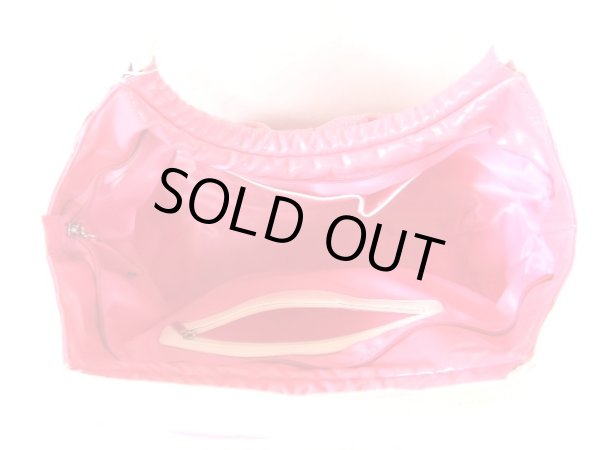 画像4: 【訳有】鮮やかなピンク色のパンチング手提げバッグ (4)