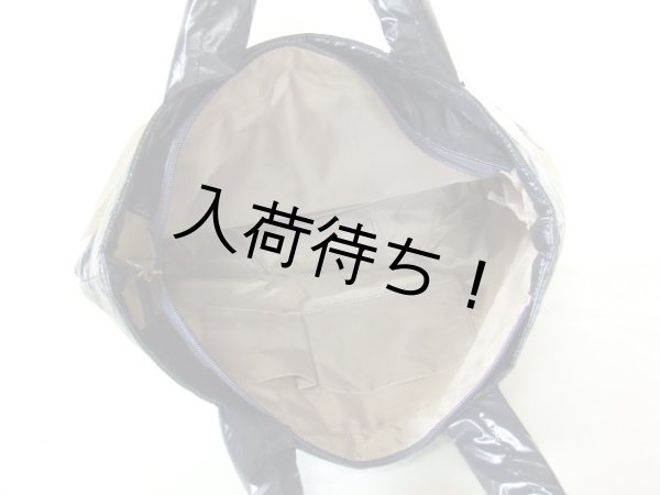 画像4: 【sale】中綿入り３色トートバッグＬ／ベージュ (4)