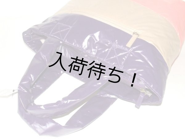 画像3: 中綿入り３色トートバッグＬ／ピンク【sale】 (3)