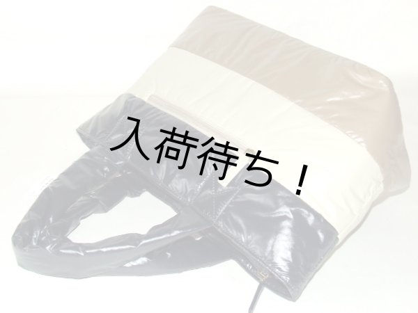 画像3: 中綿入り３色トートバッグＳ／ベージュ【sale】 (3)