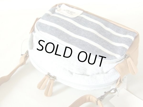 画像3: 【メール便ok】スウェットボーダーショルダーバッグ（３色有） (3)