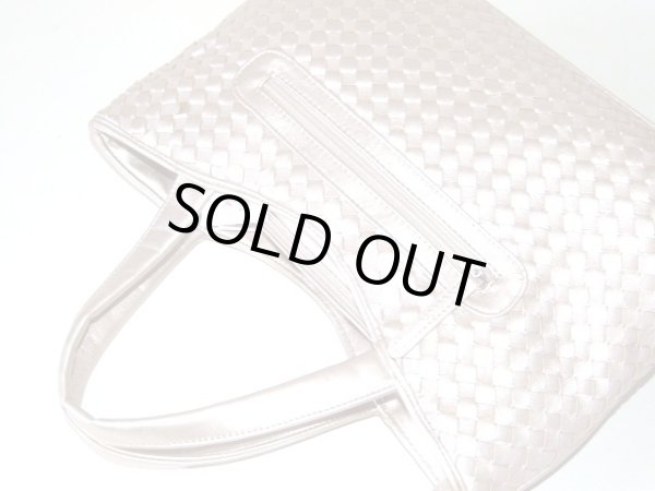 画像3: 【特売】siracusa羊革メッシュ高級ハンドバッグ (3)