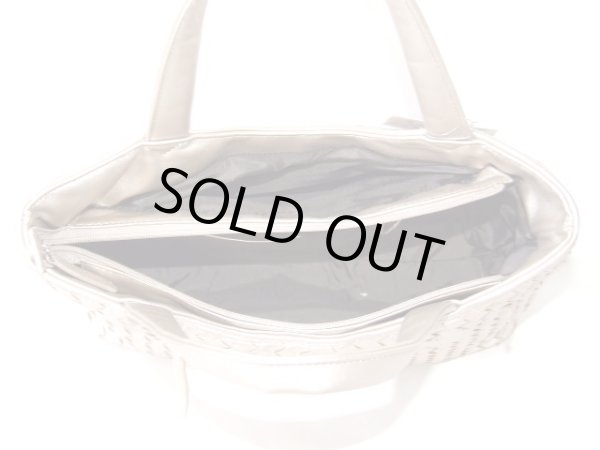 画像5: 【特売】siracusa羊革メッシュ高級ハンドバッグ (5)