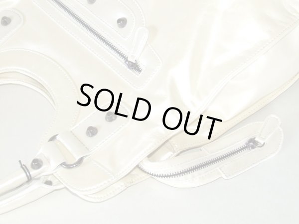 画像4: 【訳あり】BIOLINAパールカラー高級ハンドバッグ (4)