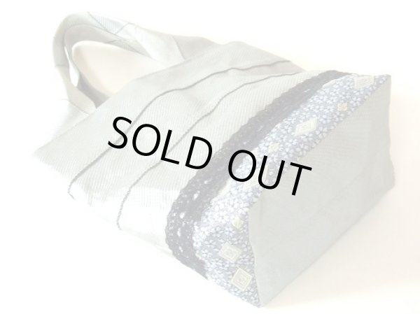 画像2: 【メール便ok】手作り畳の縁手提げバッグ【震災復興応援商品】 (2)