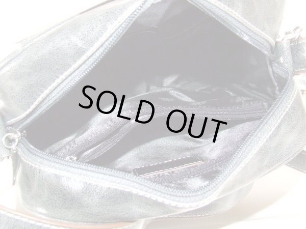 画像4: 【sale】ウォッシュ加工高級ショルダーバッグ (4)