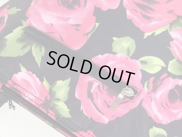 画像4: 保温冷機能ばら柄ランチバッグ（２色有）【メール便ok】 (4)