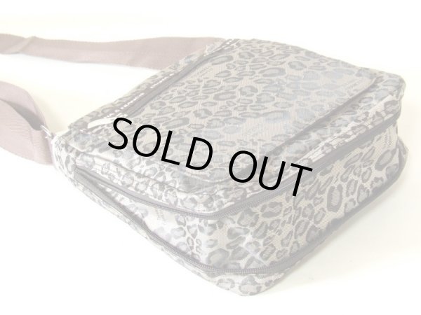 画像4: 【sale】拡幅レディース豹柄斜め掛けスクエアショルダーバッグ（３色有）【メール便ok】 (4)