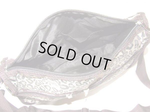 画像5: 拡幅機能レオパード柄ショルダーバッグ（３色有）【メール便ok】 (5)