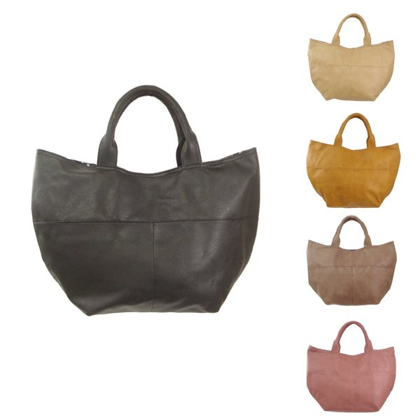 画像1: 【値下げ】＜SALE＞リバーシブルバルーントートバッグ（２色有） (1)