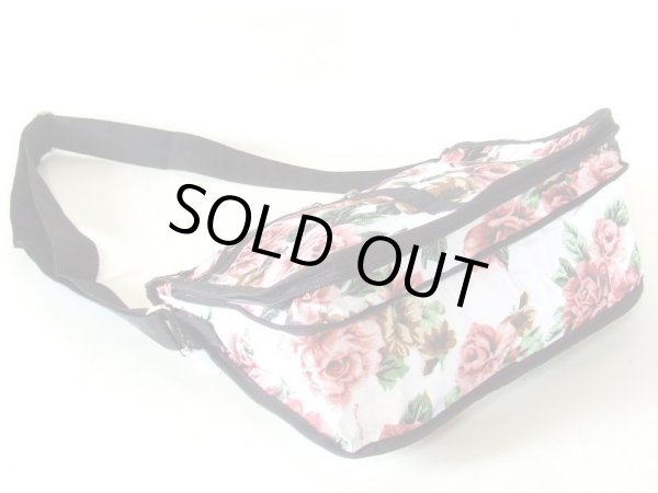 画像4: 【メール便ok】拡幅機能ローズ柄ショルダーバッグ（２色有） (4)