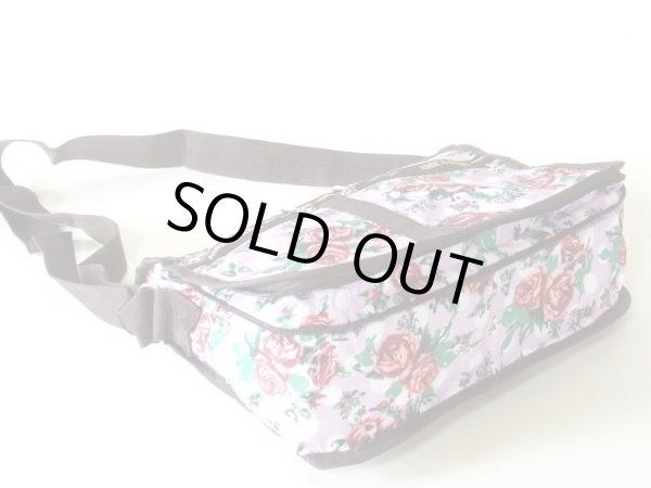 画像3: 【メール便ok】拡幅機能ローズ＆水玉柄ショルダーバッグ (3)