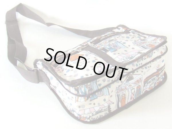 画像3: 【メール便ok】拡幅機能ブティック柄ショルダーバッグ (3)