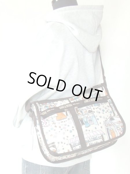 画像5: 【メール便ok】拡幅機能ブティック柄ショルダーバッグ (5)