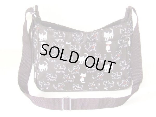 画像2: 【メール便ok】可愛い猫イラストショルダーバッグ（２色有） (2)