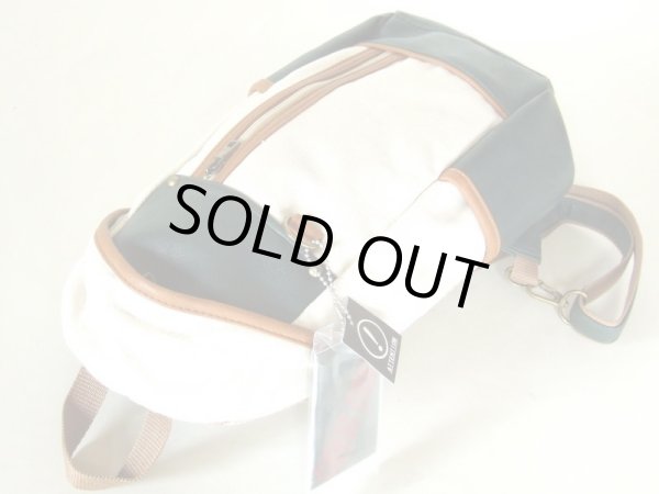 画像3: CUBICCORE帆布ｘ合皮ボディバッグ (3)