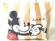 画像1: Disneyミッキーマウスストライプトートバッグ (1)
