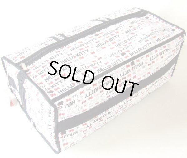 画像3: HELLO KITTYハローキティ８ポケ付2WAYボストンバッグ（２色有） (3)