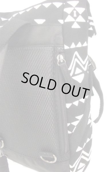 画像3: ヒョウ柄口折れベルトリュックサック (3)