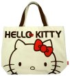 画像1: HELLO KITTYハローキティビッグトートバッグ（２色有） (1)