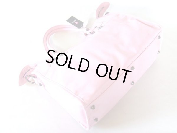 画像2: 【sale】BIOLINAパステルピンク2wayエナメルハンドバッグ (2)