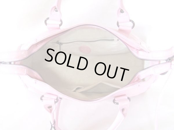 画像4: 【sale】BIOLINAパステルピンク2wayエナメルハンドバッグ (4)