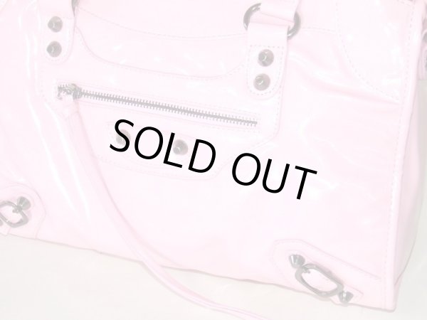 画像3: 【sale】BIOLINAパステルピンク2wayエナメルハンドバッグ (3)