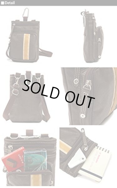 画像3: ＜sale＞メンズCORE合成皮革おしゃれなラインデザイン3wayシザーバッグ（４色有）【メール便ok】 (3)