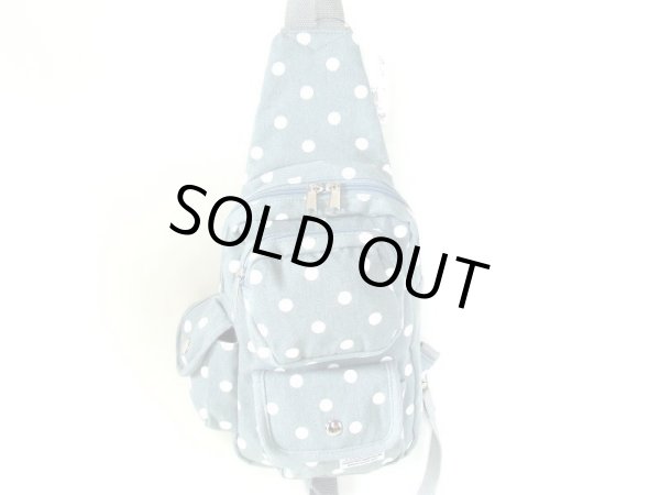 画像4: 【メール便ok】ドット柄ボディバッグ（３色有） (4)