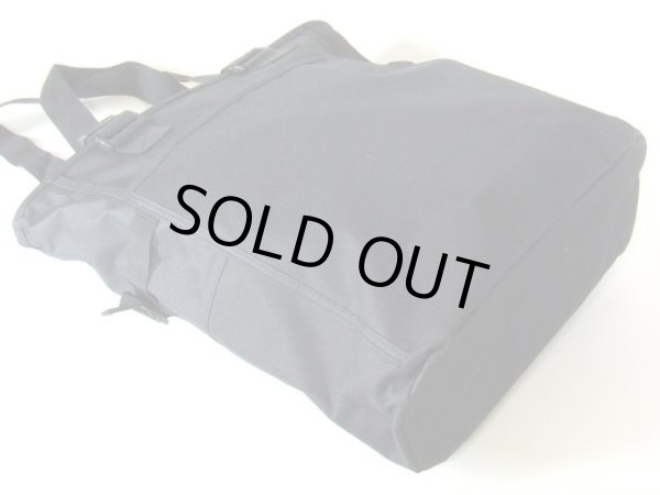 画像2: メンズ天ファスナー大きめ無地トートバッグ（２色有） (2)