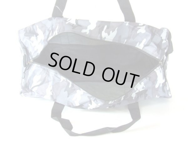 画像3: 【訳あり】迷彩カモフラ2wayボストンバッグ (3)