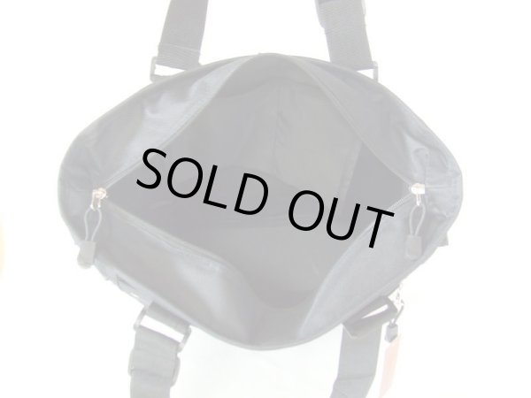 画像4: メンズ天ファスナー大きめ無地トートバッグ（２色有） (4)