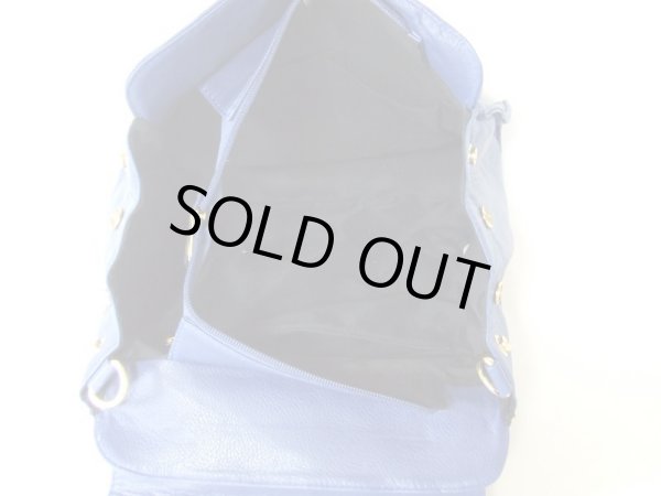 画像5: ＜訳あり＞レディースお洒落なブルー色のリュック＆ショルダー３ＷＡＹバッグ (5)