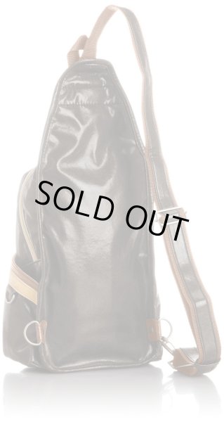 画像3: 【sale】CUBICCORE合皮カラーコンビボディバッグ（４色有） (3)