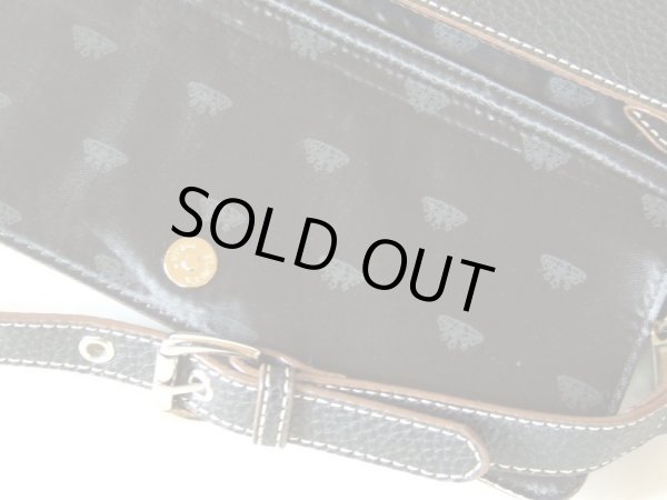 画像5: 【アウトレット】Tiara高級２ＷＡＹバッグ黒 (5)