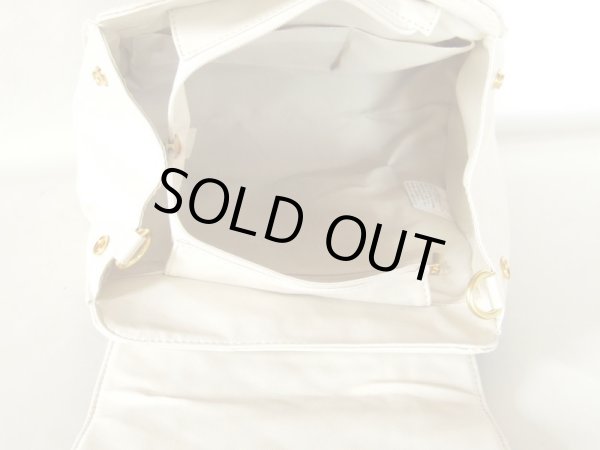 画像5: ＜訳あり＞リュック＆ショルダーキルトデザイン３ＷＡＹバッグ／アイボリー (5)