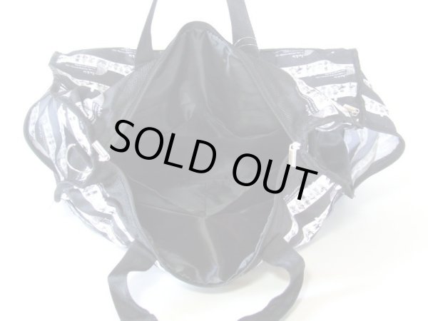 画像4: くまのがっこう１２ポケ2WAYボストンバッグ■モノクロ (4)