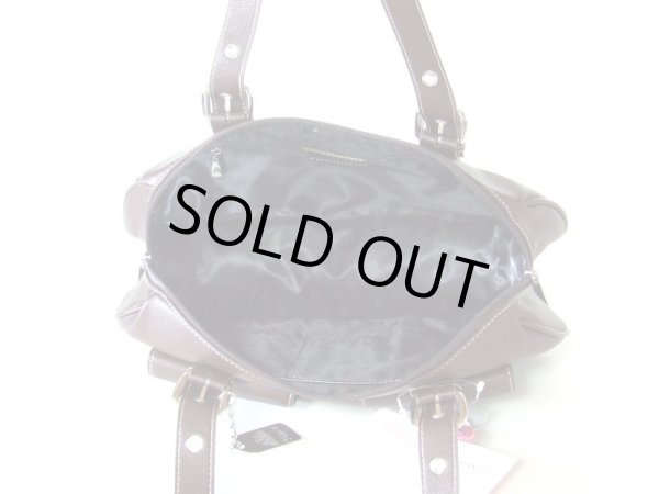 画像4: 【特売】刻印ロゴ入り高級ハンドバッグ (4)