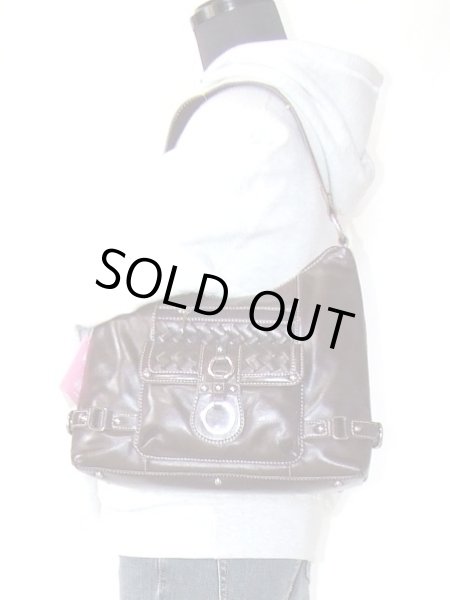 画像5: 【特売】HAKUソフト合皮高級ショルダーバッグ (5)