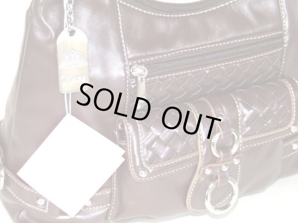 画像4: 【特売】HAKUソフト合皮高級ショルダーバッグ (4)