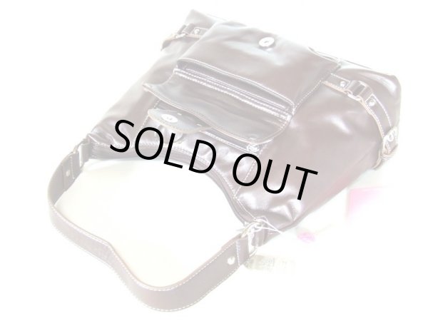 画像3: 【特売】HAKUソフト合皮高級ショルダーバッグ (3)