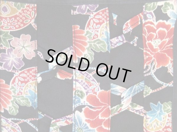 画像5: 和柄ちりめん手提げバッグ（３色有）【メール便ok】 (5)